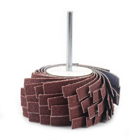 

Durable Emery Paper Curved Surface Sanding Cloth Wheel Derusting Buffing Polishing Abrasive Grinding Head Burr Removal 240GRIT