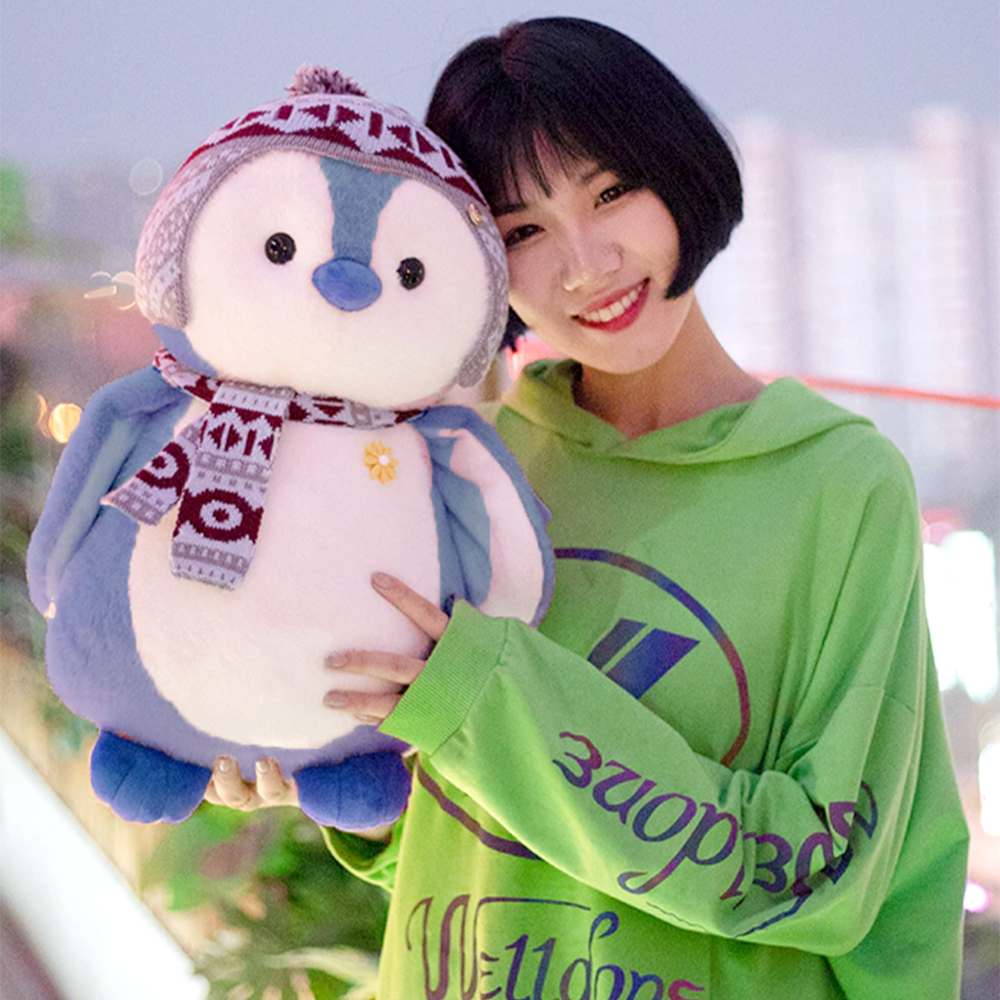 Cute Blue Penguin Plush Toy 7.9 inches, Penguin Plush Toy, Cute Penguin Plush, Penguin Plush, Cute Baby Penguin Stuffed Animal, Soft Penguin Stuff Plush Doll Gift for Kids Girls Boys Girlfriend
