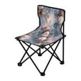 thumbnail image 2 of 600D Oxford Camping Chair Portable Foldable Chair Supports 220 lbs for Picnic, Fishing, Backpacking Snowman Pine Branch, 2 of 8