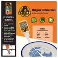 thumbnail image 3 of Gel Super Glue Gorilla, 15 g, transparente a base de agua (paquete de 8), 3 of 5