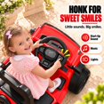 thumbnail image 4 of 12V Licensed Ford Bronco Raptor Powered Ride on Toy Cars, Kids Electric Car for Toddlers with Music, LED Lights, Horn, Ages 2+, Red, 4 of 10