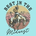 thumbnail image 2 of Junior's Lost Gods Best in the Midwest  Racerback Tank Top Cancun X Large, 2 of 4