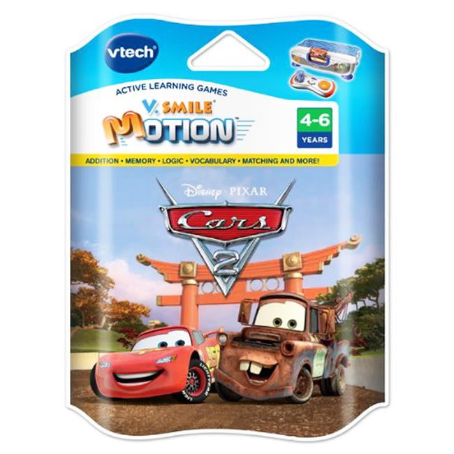 Vtech 84580 Disney Pixar Cars 2 V.Smile Motion Game 4 Packs Walmart