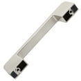 thumbnail image 3 of 3-3/4 in. Center Embossed Leather Strip Cabinet Pulls, Satin Nickel, 3 of 7