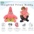 thumbnail image 4 of Spongebob SquarePants Patrick Kids Weighted Pillow Buddy, 3 lb Character Plush, 4 of 8