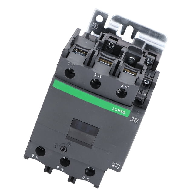 Contactor de CA Ouitble Contactores de Motor 95A 1NO 1NC Contactor Eléctrico Contactor de CA Industrial de Alta Sensibilidad (Voltaje de la bobina AC36V)