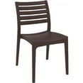 thumbnail image 1 of Siesta ISP009-BRW Ares Chaise de Salle à Manger d'Extérieur Brun - Ensemble de 2, 1 of 13