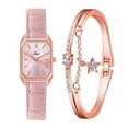thumbnail image 1 of Reloj de moda para mujer Reloj Correa de cuero Vestido casual Muñeca Cristal Wmkox8yii  gfajkfgbkjabf2071, 1 of 1