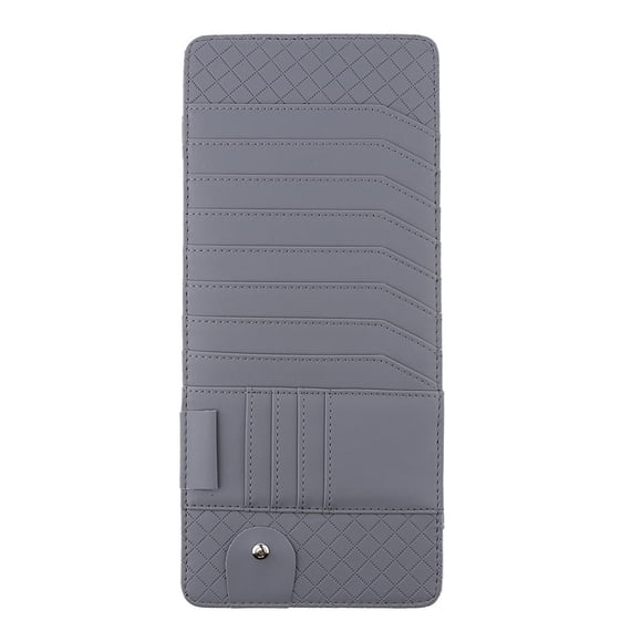 Organizador De Viseras Para Automóviles, Accesorios Para Interiores De Automóviles Almacenamiento De , Registro De Automóviles Y Bolsillo Pa gris