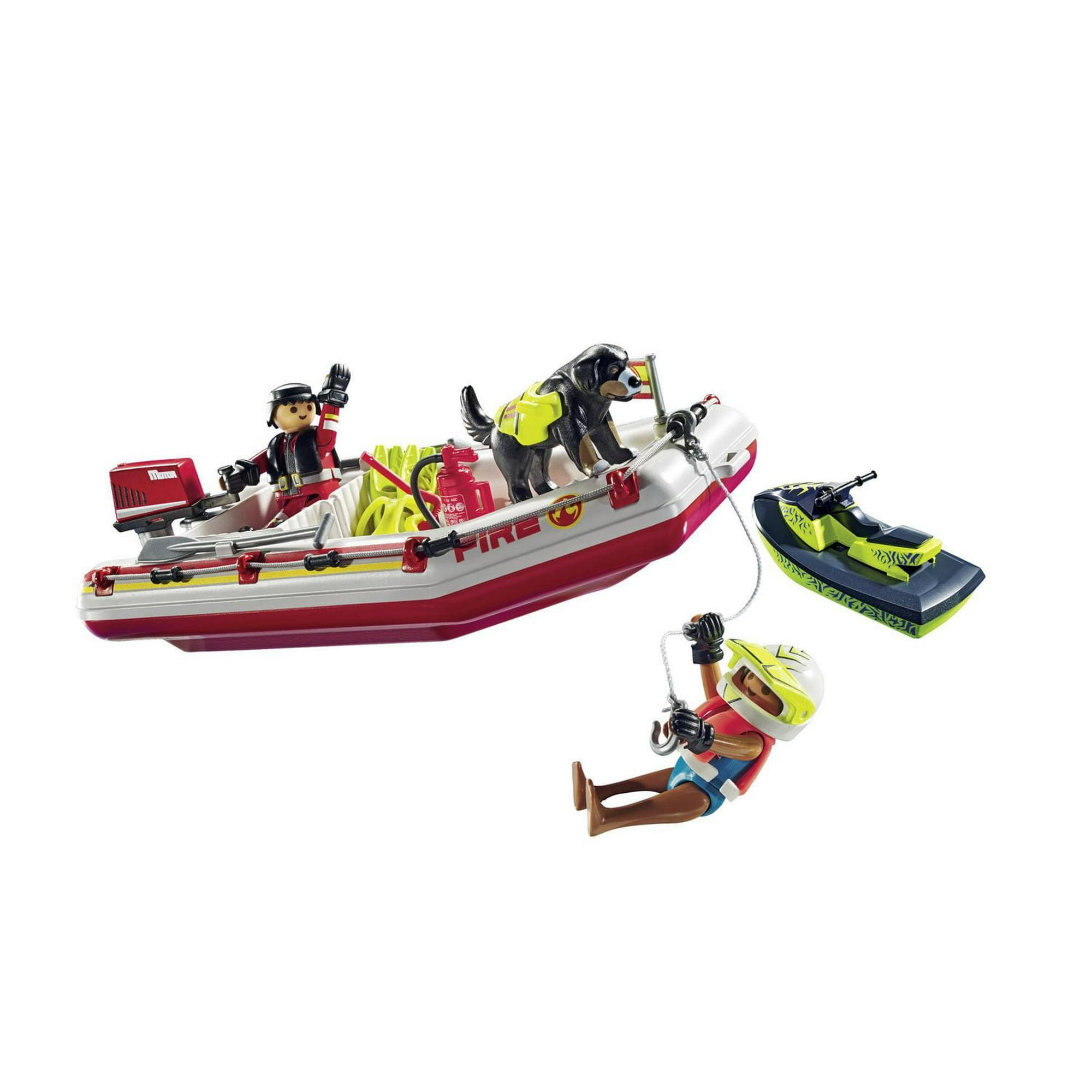 Playmobil Fireboat and Aqua
