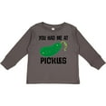thumbnail image 3 of Inktastic You Had Me at Pickles Boys or Girls Long Sleeve Toddler T-Shirt, 3 of 5