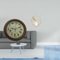 thumbnail image 2 of Reloj de pared,Reloj de pared de pájaro cantor de 10 pulgadas para decoración del hogar,Relojes de pared decorativos Decoración de pared para el hogar y la oficina,Estatua de bola de, 2 of 7