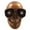 Gold, variant on Matoen Halloween Skull Bluetooth Speakers, Portable Wireless Speaker Built-in 1200mah Battery, Cool Design Stereo Speaker for Halloween, Party, Travel, Outdoor, Home Decor, Support Card/USB/AUX