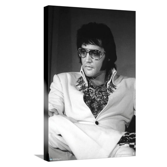 Elvis Presley - Resting Canvas Wall Poster, 14.725" x 22.375"