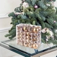 thumbnail image 3 of Gqtwoy Electroplated Christmas Tree Balls, 116 Pcs Christmas Ornaments Set, Shiny Holiday Decorations for Tree, Wreaths, and Garlands, Perfect for Home and Festive Decor, 3 of 5