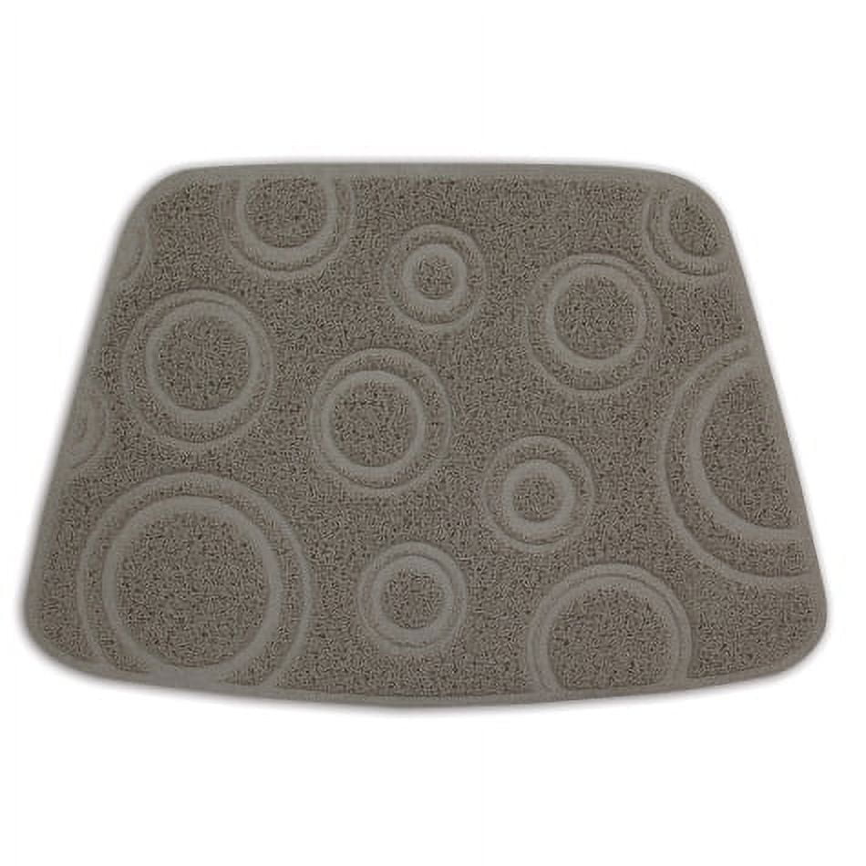 Petmate® Stone Litter Mat Circles Design Color One Size