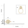 thumbnail image 4 of ANGARA Golden South Sea Cultured Pearl and Diamond Bypass Ring in 14K Rose Gold for Women | June Birthstone, Birthday, Anniversary, Jewelry Gift for Women | Natural Pearl Ring, 4 of 7