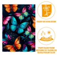 thumbnail image 2 of HemaKeyy Decorative Butterfly Garden Flag - Perfect Outdoor Decor - Premium Polyester, Double Sided Display, Durable & Weather Resistant - Ideal for Patios, Porches and Yards - 28 x 40 Inch, 2 of 6