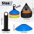thumbnail image 2 of Marcadores de campo de entrenamiento Soccer Cones GHB, paquete de 50/100 unidades, 2 of 9