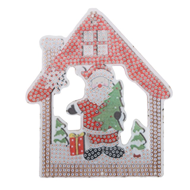 Pintura de diamantes de imitación colores vivos vivos pequeños adornos artesanales simples seguro confiable DIY interesante para colgante para regalo