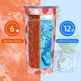 thumbnail image 6 of Strawberry Tumbler 20oz Strawberries and Flowers Stainless Steel Insulated Tumblers with Lid and Straw Pink Travel Coffee Mug Tea Wine Cups Water Bottle Strawberry Gifts for Women, 6 of 6