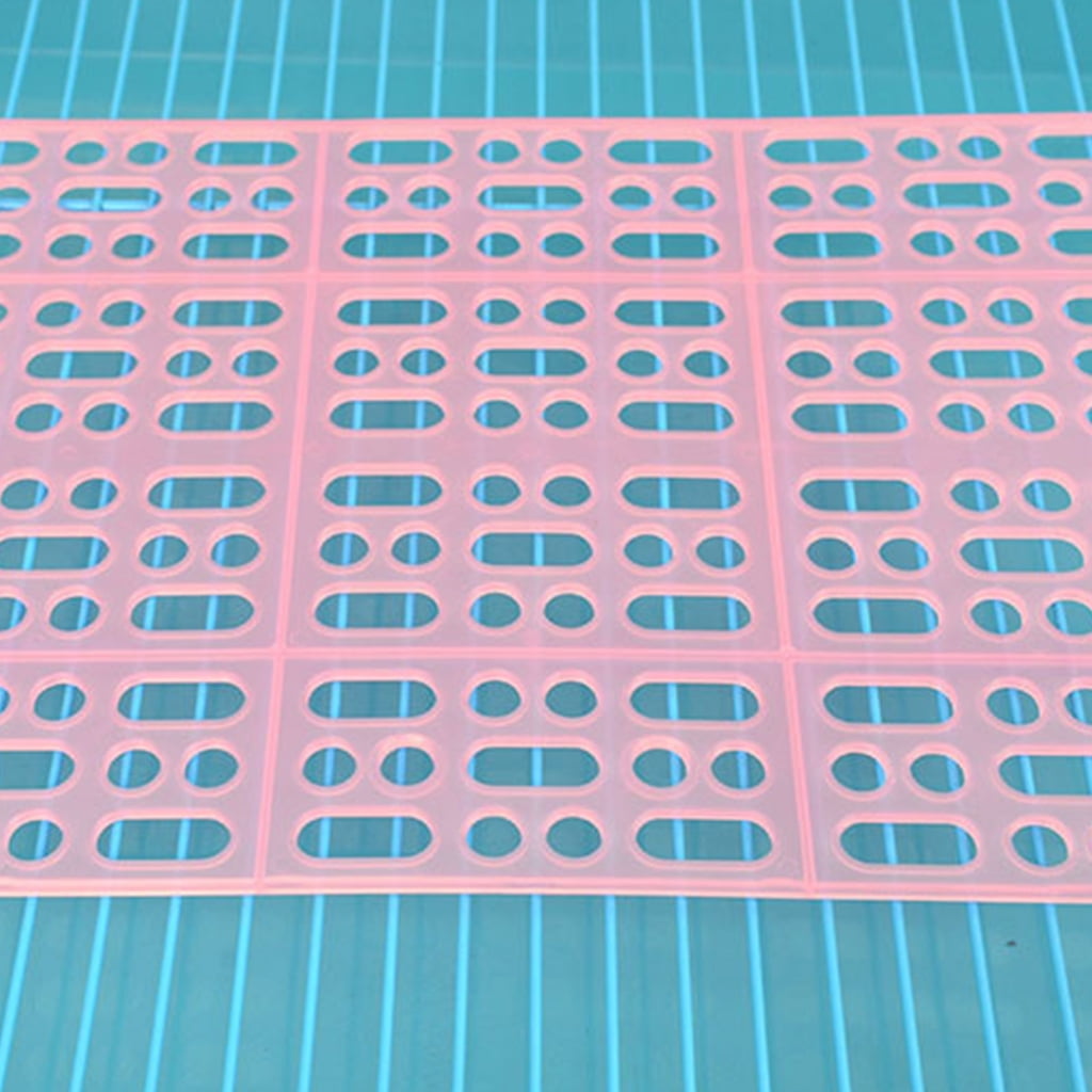 Ventilated Mesh Pet Cage Mat For Small Animals Rabbits Guinea Pigs Easy to Clean AntiSlip Floor Pad Habitats Decors 6PCS