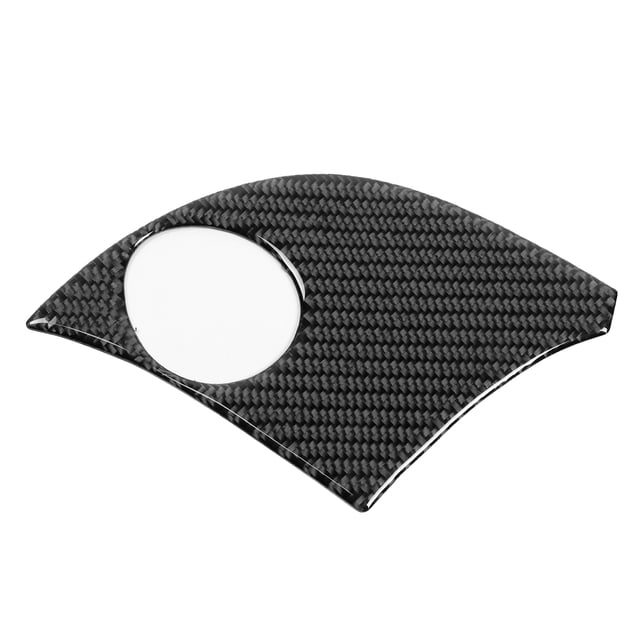 Embellecedor de fibra de carbono, panel del botón de arranque del motor, decoración interior del coche, pegatina del panel del botón de arranque, funcionalidad de alta precisión