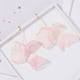 thumbnail image 5 of Pendientes colgantes Qarigey de flores de tela rosa, 5 of 6