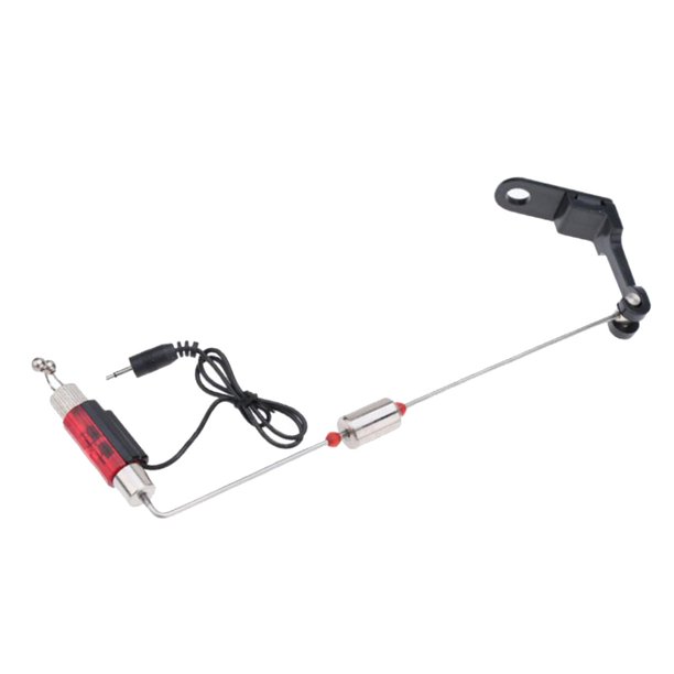 Indicador de oscilación de de pesca de primera calidad, s de pesca de 31 cm de largo, indicador de iluminación de de varilla de rojo Sunnimix Indicador de picadura de pesca
