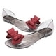 thumbnail image 4 of Zapatos planos de gelatina Sandalias de boca de pescado de moda Sandalias de bowknot Zapatos de playa creativos de verano para mujeres (Rojo 37 yardas 6.5US, 4UK, 37.5EU, 9.2355 pulgadas), 4 of 4