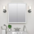thumbnail image 5 of Zenna Home 25.38 in. H X 25.38 in. W X 4.50 in. D Rectangle Medicine Cabinet/Mirror, 5 of 8