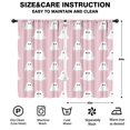 thumbnail image 2 of Blackout Kids Curtains,Pink Halloween Ghosts Childrens Insulated Curtains Set Of 2,Bedroom Essentials,Toddler Room Decor 52x84in(132x213cm), 2 of 5