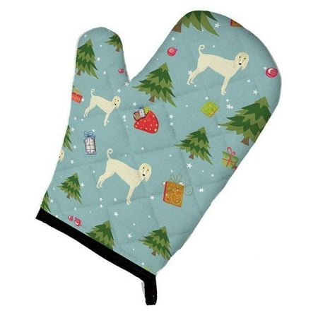 

Christmas Afghan Hound Oven Mitt