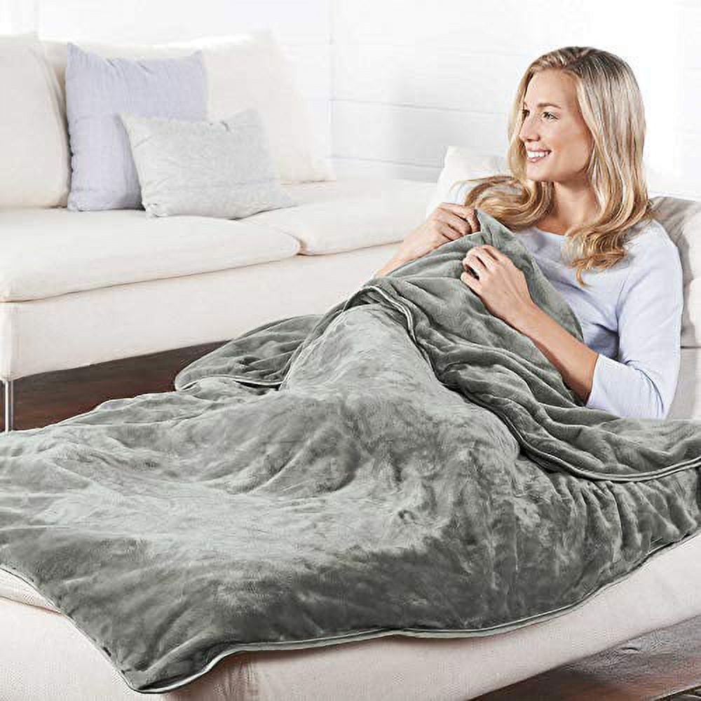 Brookstone nap discount blanket queen size