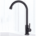 thumbnail image 1 of Grifo de cocina de acero inoxidable, lavabo negro, fregadero Universal, grifo giratorio Vertical de Solo Frío, 1 of 5