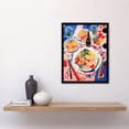 thumbnail image 4 of Spaghetti Pasta Night Henri Matisse Style Painting Art Print Framed Poster Wall Decor 12x16 inch, 4 of 5