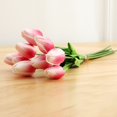 thumbnail image 4 of Faux Flowers Clearance, Kisflower 9Pcs Tulips Real Artificial Flowers Fake Tulips Arrangement Bouquet for Home Office Wedding Decor, 4 of 8