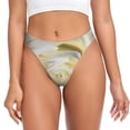 thumbnail image 1 of Fotbe White Rose Tanga Sin Costuras para Mujer con Estampado – Panties Invisibles, Transpirables y Cómodos para Uso Diario-XX-Large, 1 of 6