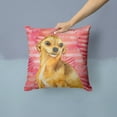 thumbnail image 2 of Carolines Treasures BB9745PW1414 Chihuahua Love Fabric Decorative Pillow  14Hx14W multicolor, 2 of 4