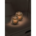 thumbnail image 4 of Serene Spaces Living Modern Brown Pleated Glass Votive Holder, Set of 4, Large, 4 of 6
