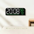 thumbnail image 5 of sruoe Alarm Clock, Digital Clocks, Clock Alarm Bedside, Clock Alarm Radio, Clock Alarm Digitalalarm, Mirror Digital Clock, Heavy Sleepers Alarm Clock, Plastic, 5 of 5