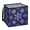 Blue Purple Snowflake, variant on Home Organizer Foldable Fabric Storage Bin With Handle Red Wine Seafood