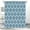 Moonlight Blue, variant on Dark Blue Geometric Shower Curtain, Waterproof Design and Polyester, Quick-Drying, Weighted Hem, Blue Fabric Shower Curtains Set for Bathroom W 72 x H 72, Machine Washable with 12 Hooks
