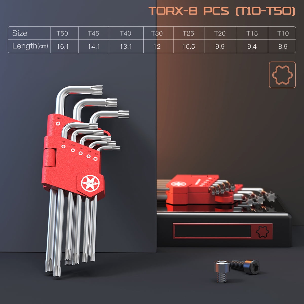 Meterk 35PCS Allen Wrench Kit MK51（Included material）