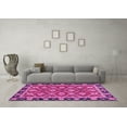 thumbnail image 3 of Ahgly Company Indoor Rectangle Abstract Pink Modern Area Rugs, 2' x 4', 3 of 4