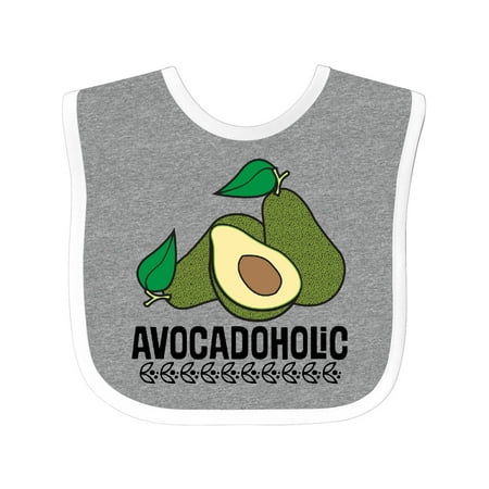 

Inktastic Avocado Lover Avocadoholic Gift Baby Boy or Baby Girl Bib