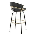 thumbnail image 6 of LumiSource Jie 30" Fixed-Height Barstool - Set of 2, 6 of 6