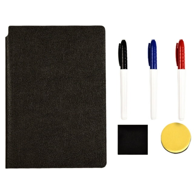 pdqouc Portable Board Portable White Board Small Board Foldable Erasable Repeatable A5 for Home School Study Meeting for Office,Home,School,Study,Meeting