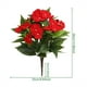 thumbnail image 3 of Flores artificiales, flores de imitación, ramo de simulación de impatiens azalea, decoración para el hogar, jardín, exterior, arreglos florales, adornos, flores artificiales, simulación de agujas de p, 3 of 3