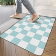 thumbnail image 3 of Captivating Buffalo Plaid Outdoor Rug 30x17 - Absorbent, No-Skid Front Door Mat, Ideal for Layering. Doormat fora Vibrant Touch to Spring & Summer Farmhouse Decor, 3 of 6